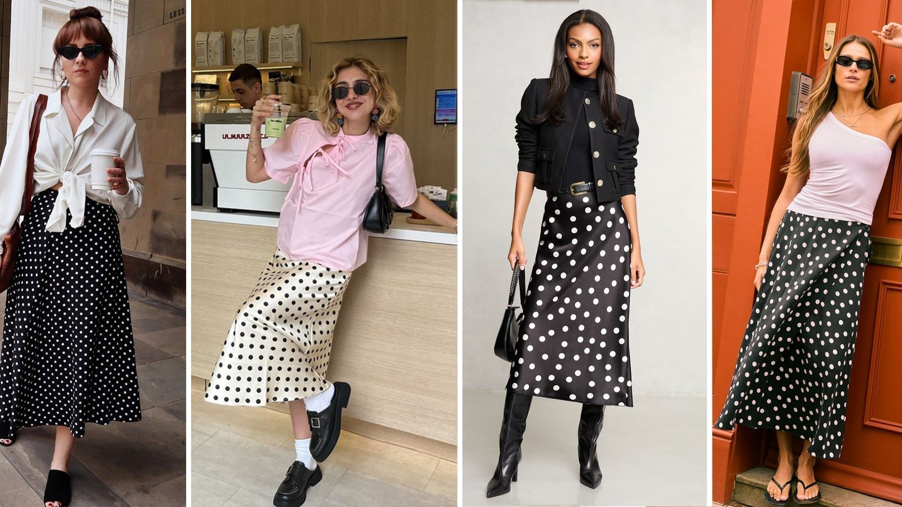 Polka Dot Magic: Effortless Style in Luxurious Silk