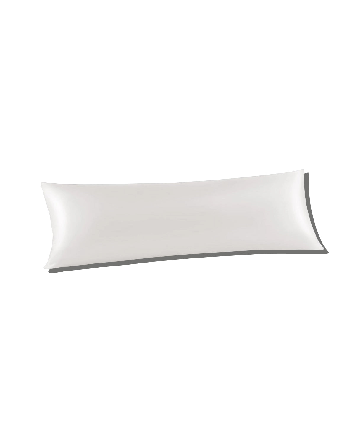 19 Momme Silk Body Pillowcase 20"x54", White