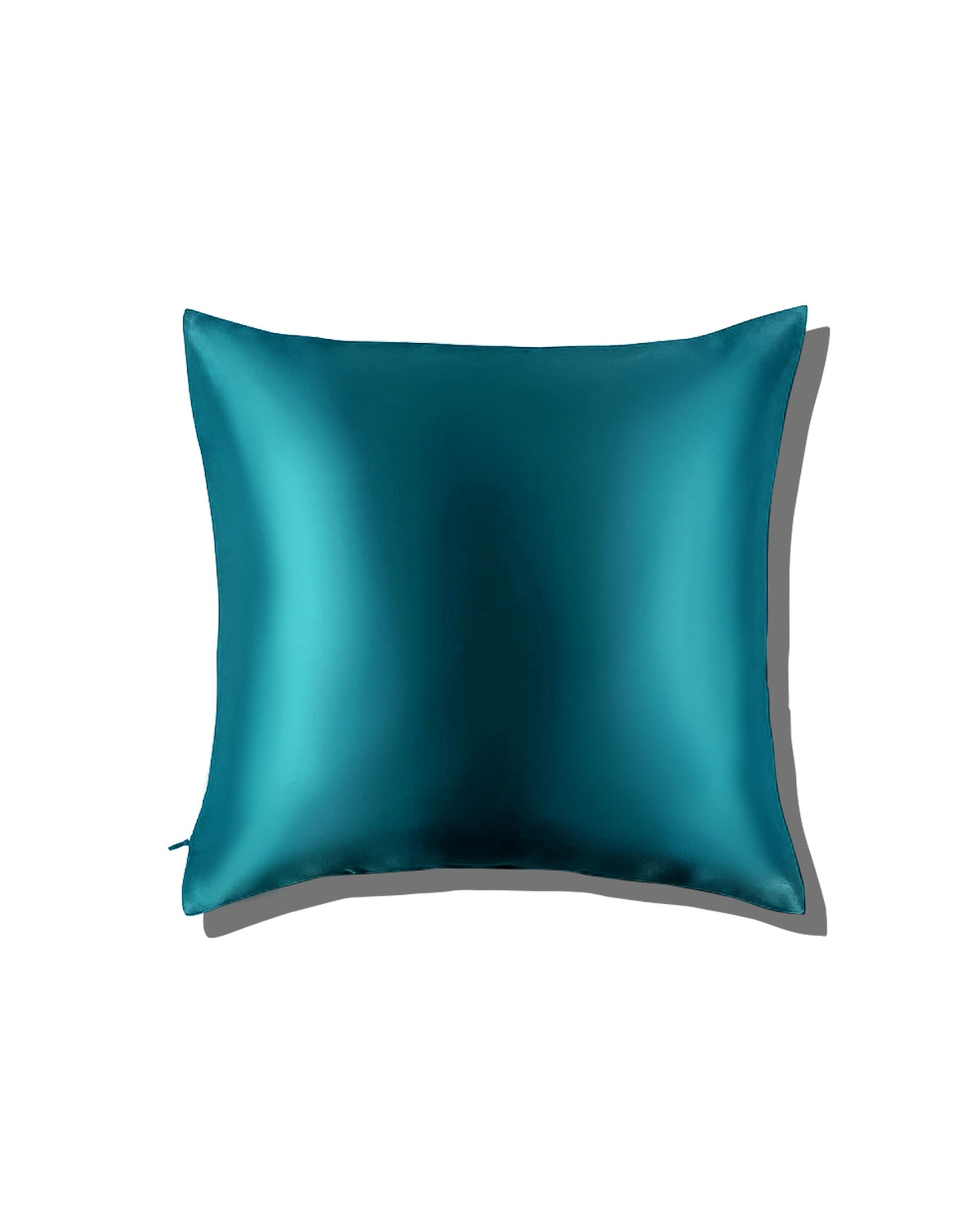 19 Momme Silk Euro Sham Pillowcase 31x31, Peacock Blue