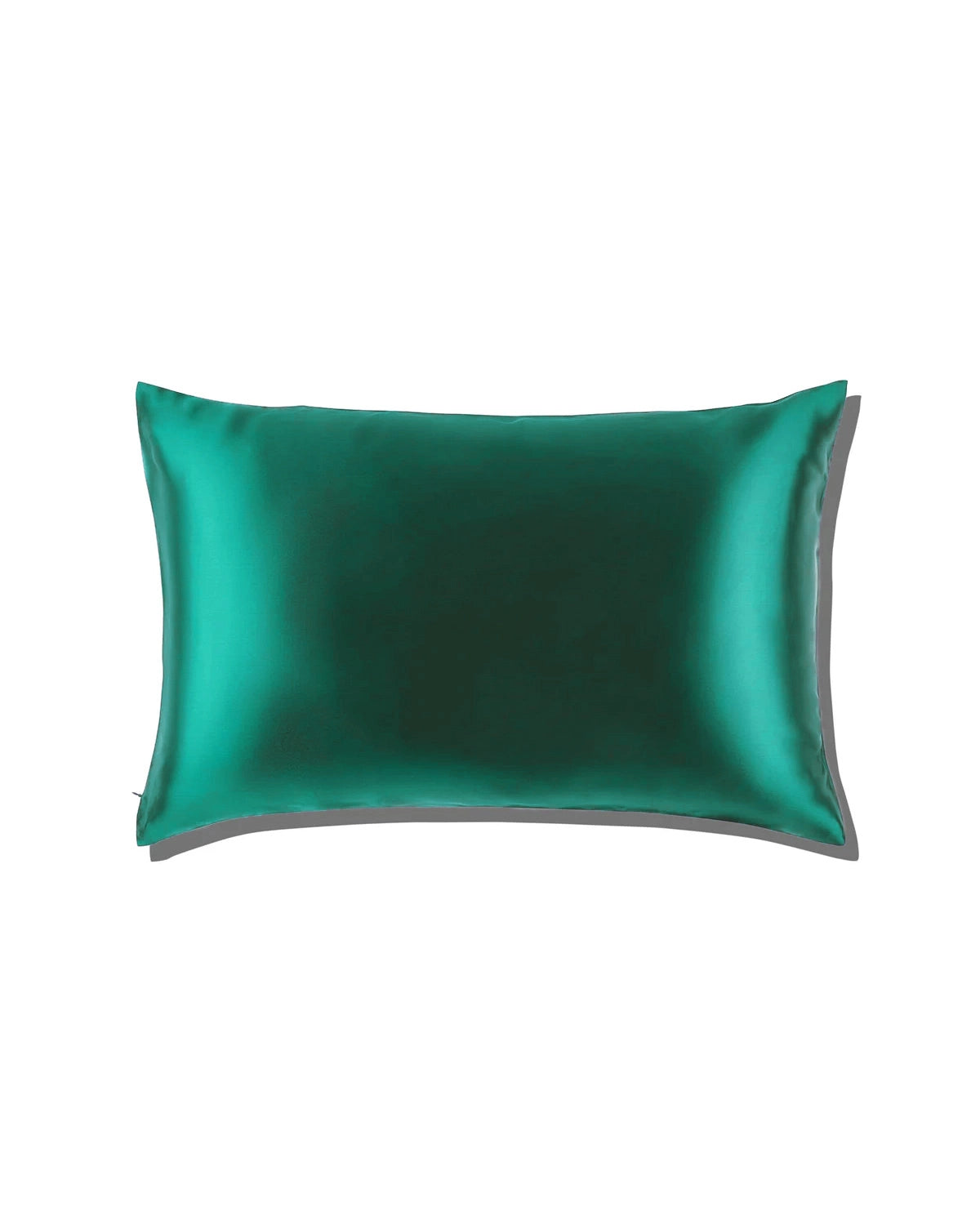 19 Momme Silk Zippered Pillowcase, Dark Green