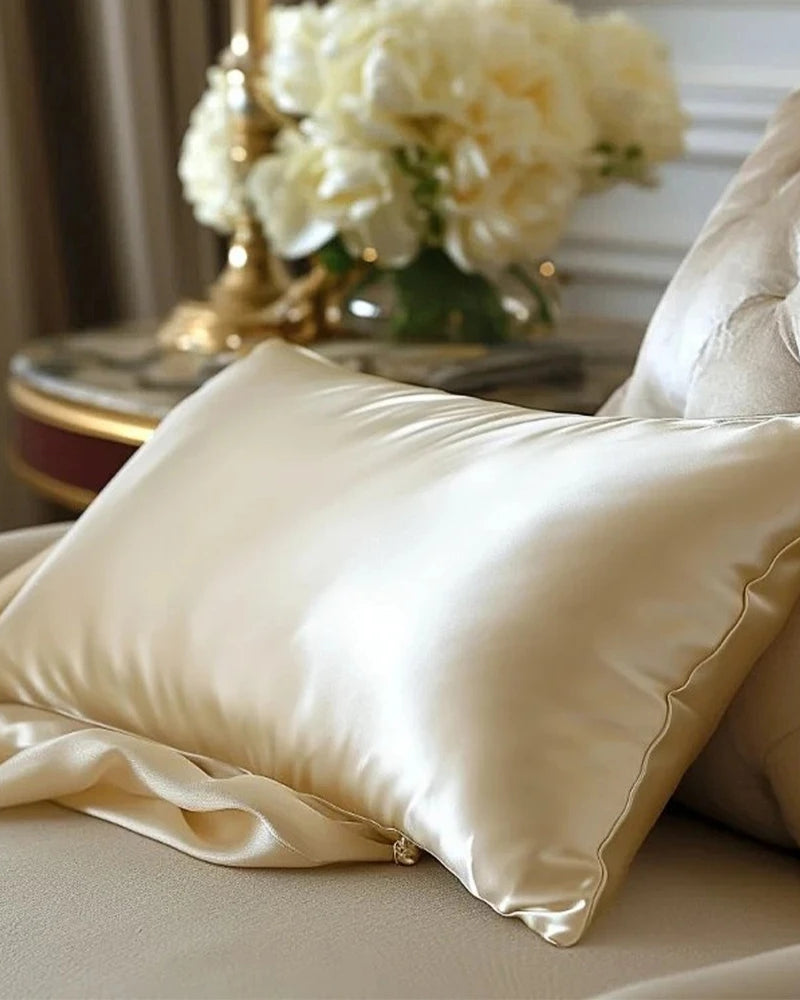 22 Momme Envelope Silk Pillowcase Champagne