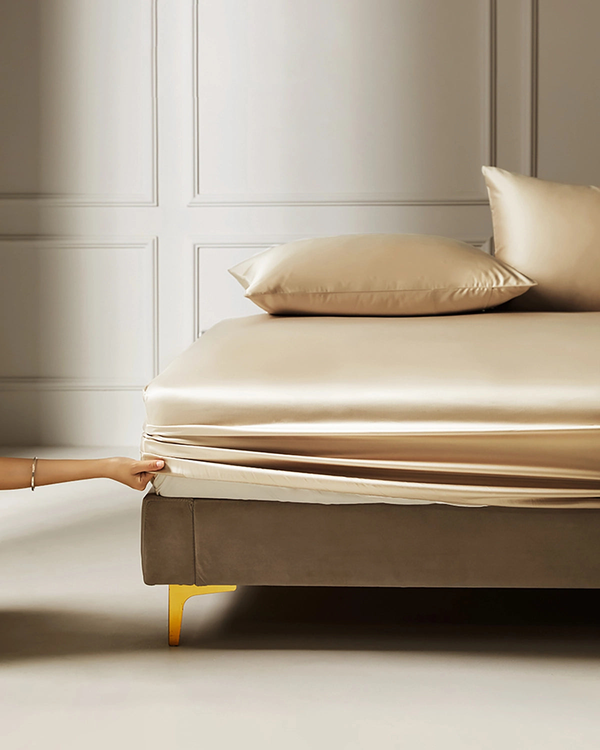 25 Momme 3PCS Silk Fitted Sheet Set - DAISYSILK