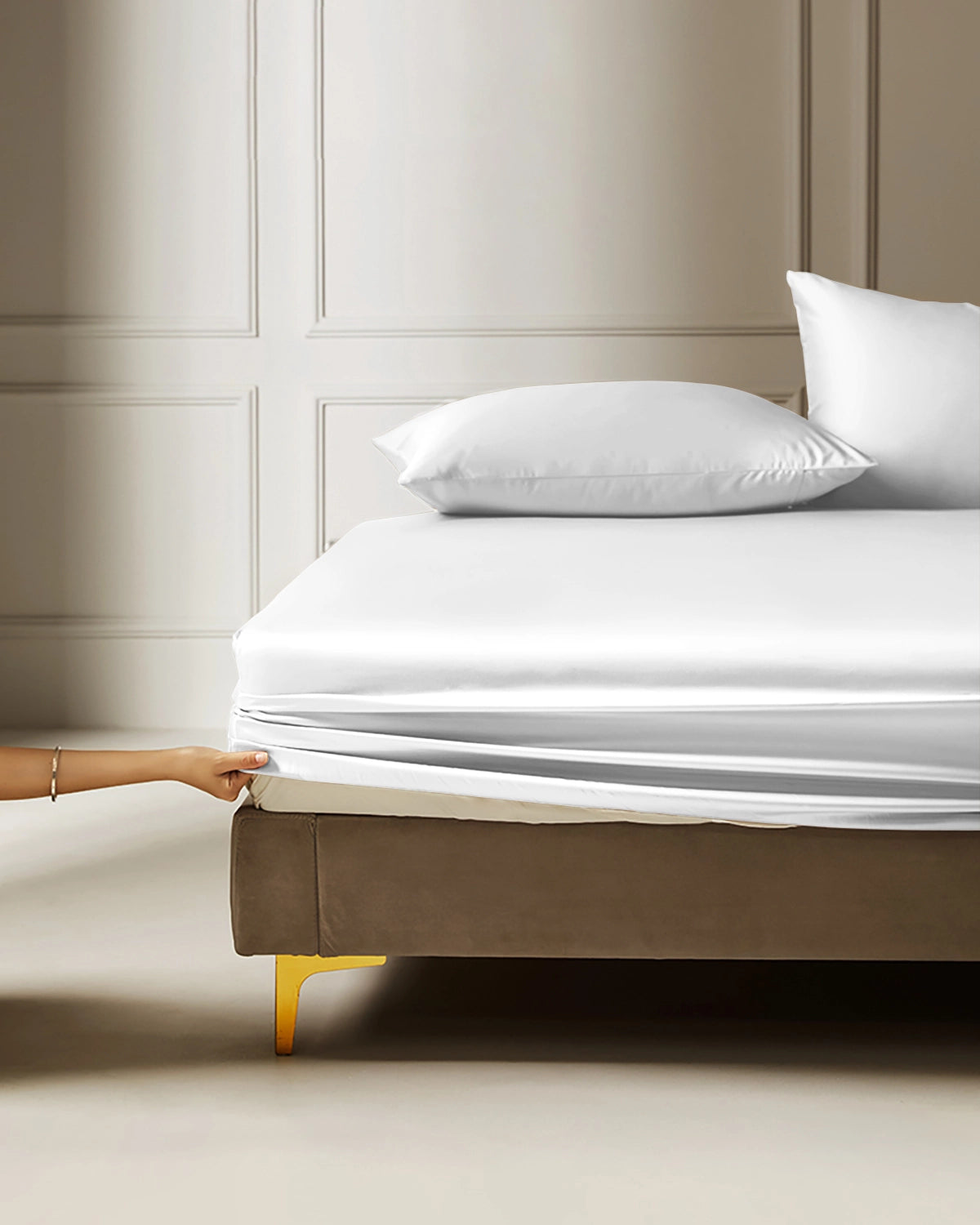 25 Momme 3PCS Silk Fitted Sheet Set - DAISYSILK