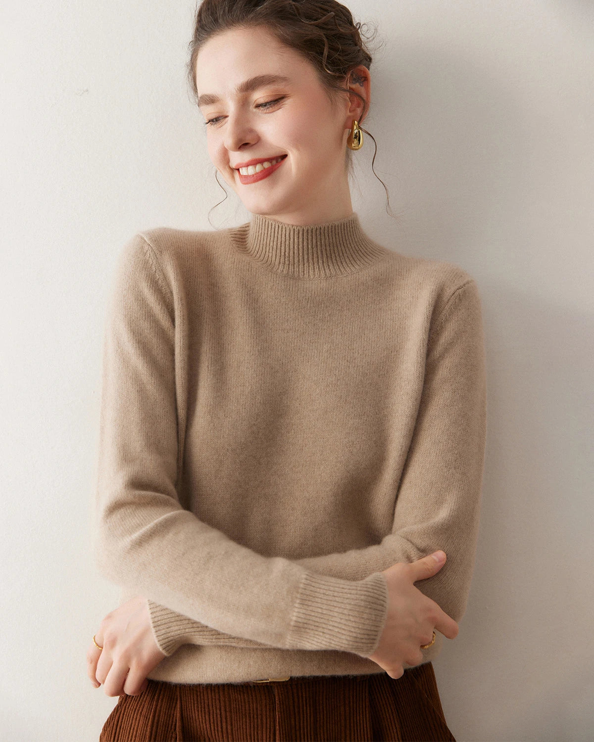 Cozy Women’s Cashmere Pullover Sweater - DAISYSILK