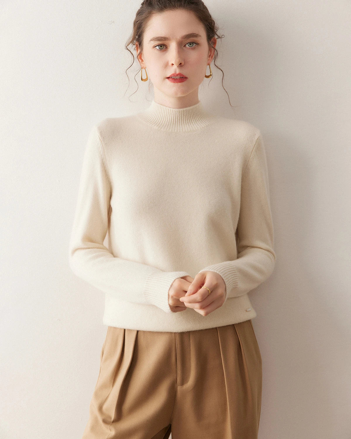 Cozy Women’s Cashmere Pullover Sweater - DAISYSILK