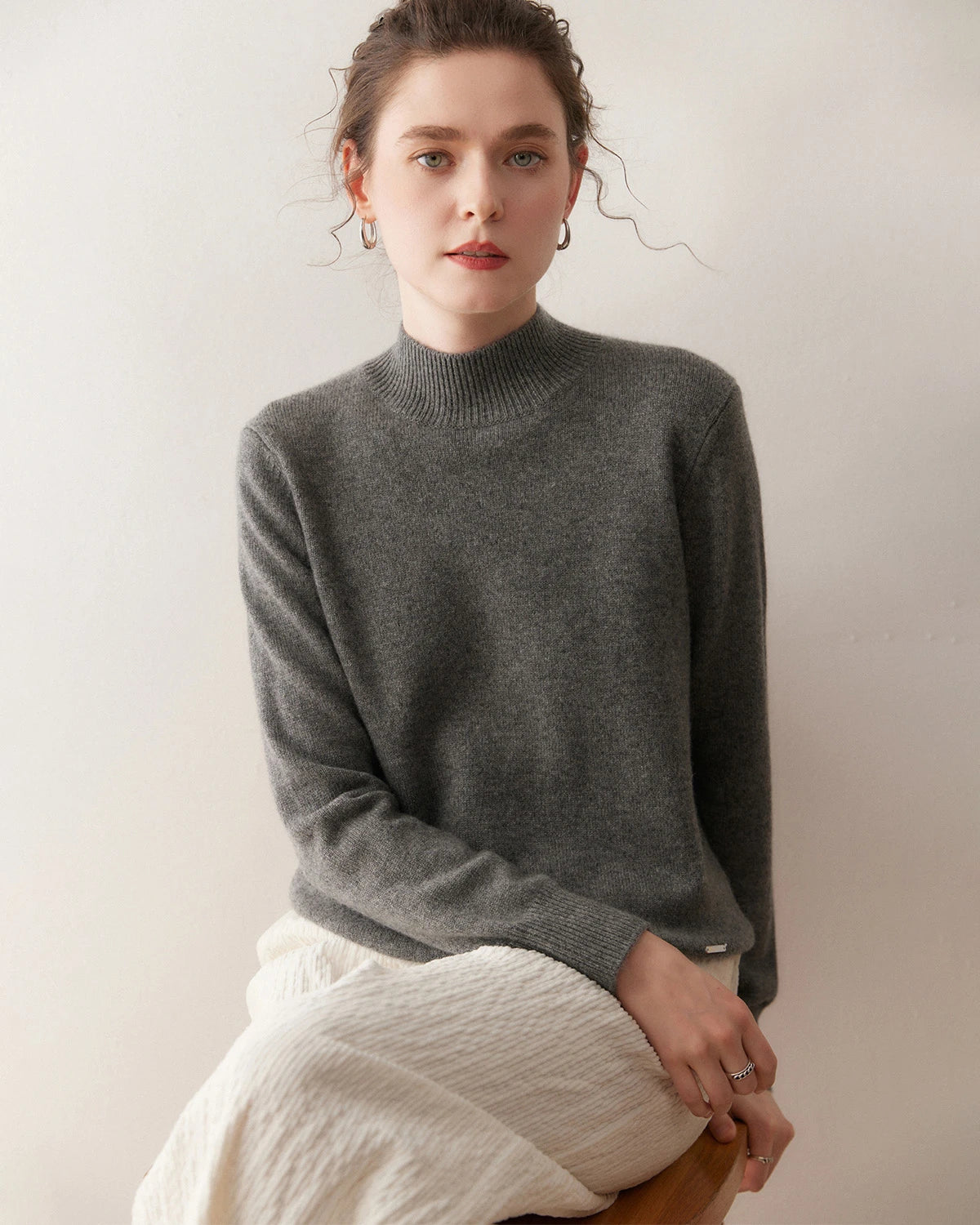 Cozy Women’s Cashmere Pullover Sweater - DAISYSILK