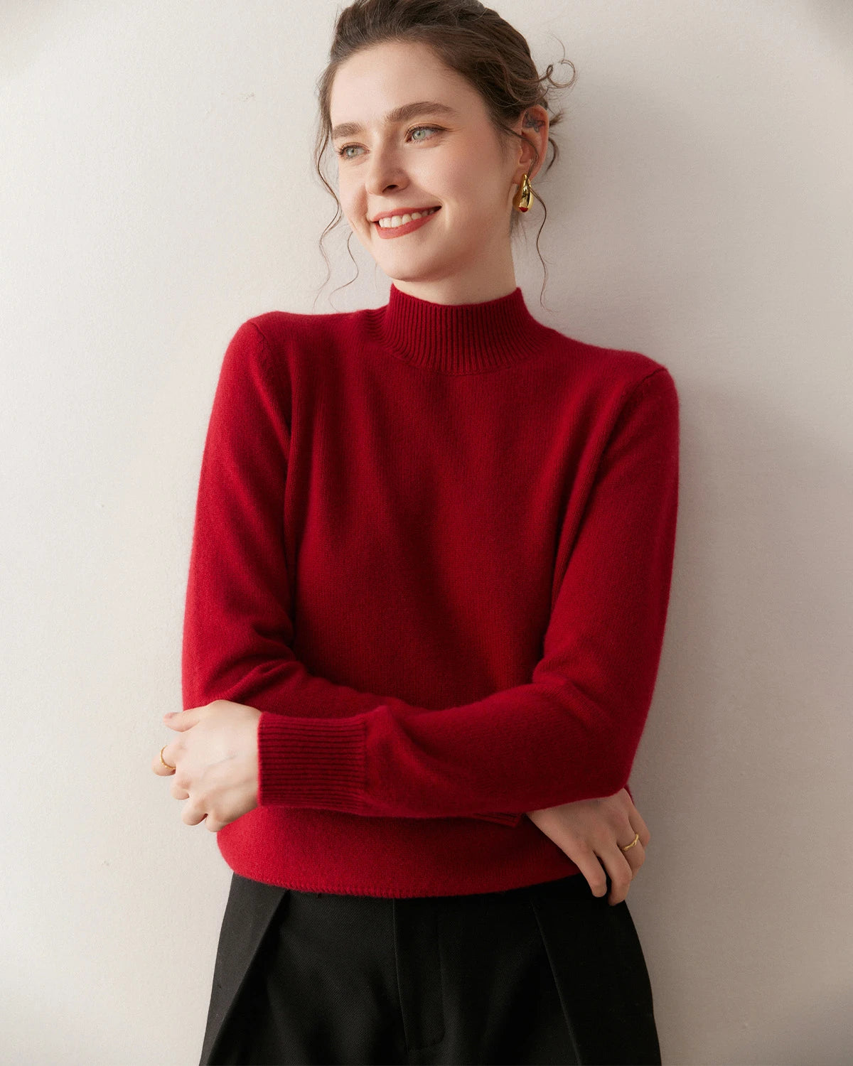 Cozy Women’s Cashmere Pullover Sweater - DAISYSILK