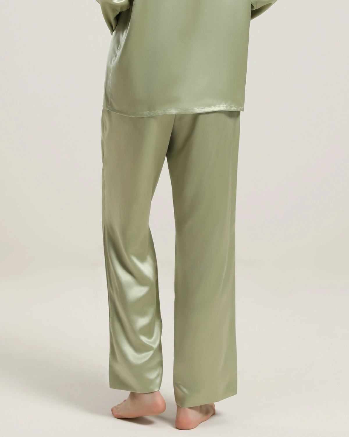 Women's Silk Long Lounge Pants - DAISYSILK