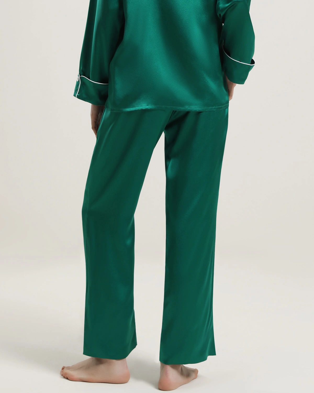 Women's Silk Long Lounge Pants - DAISYSILK