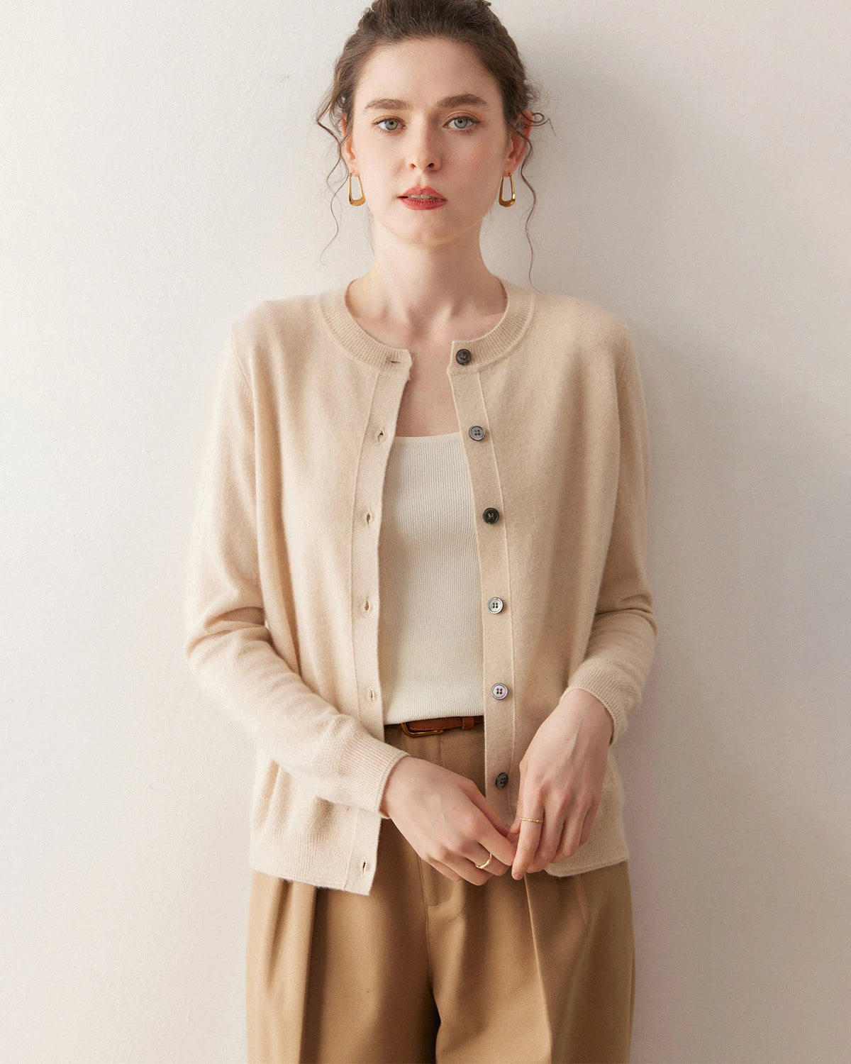 Women’s Lightweight Cashmere Cardigan - DAISYSILK