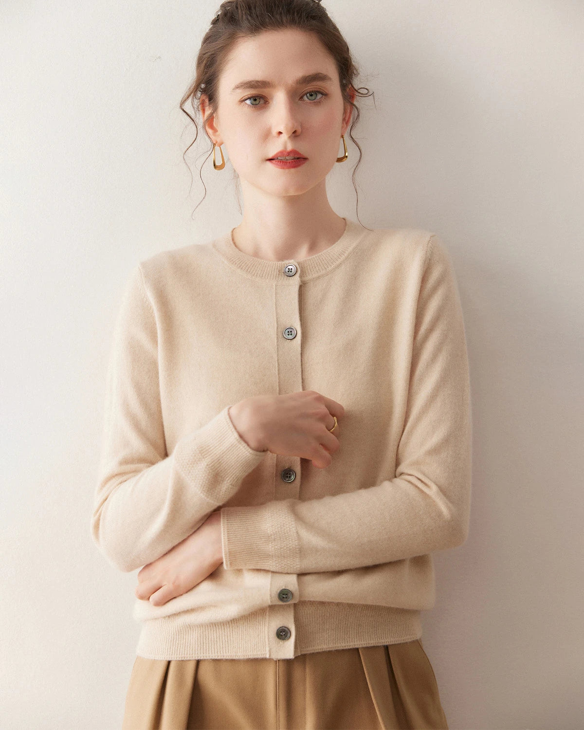 Women’s Lightweight Cashmere Cardigan - DAISYSILK