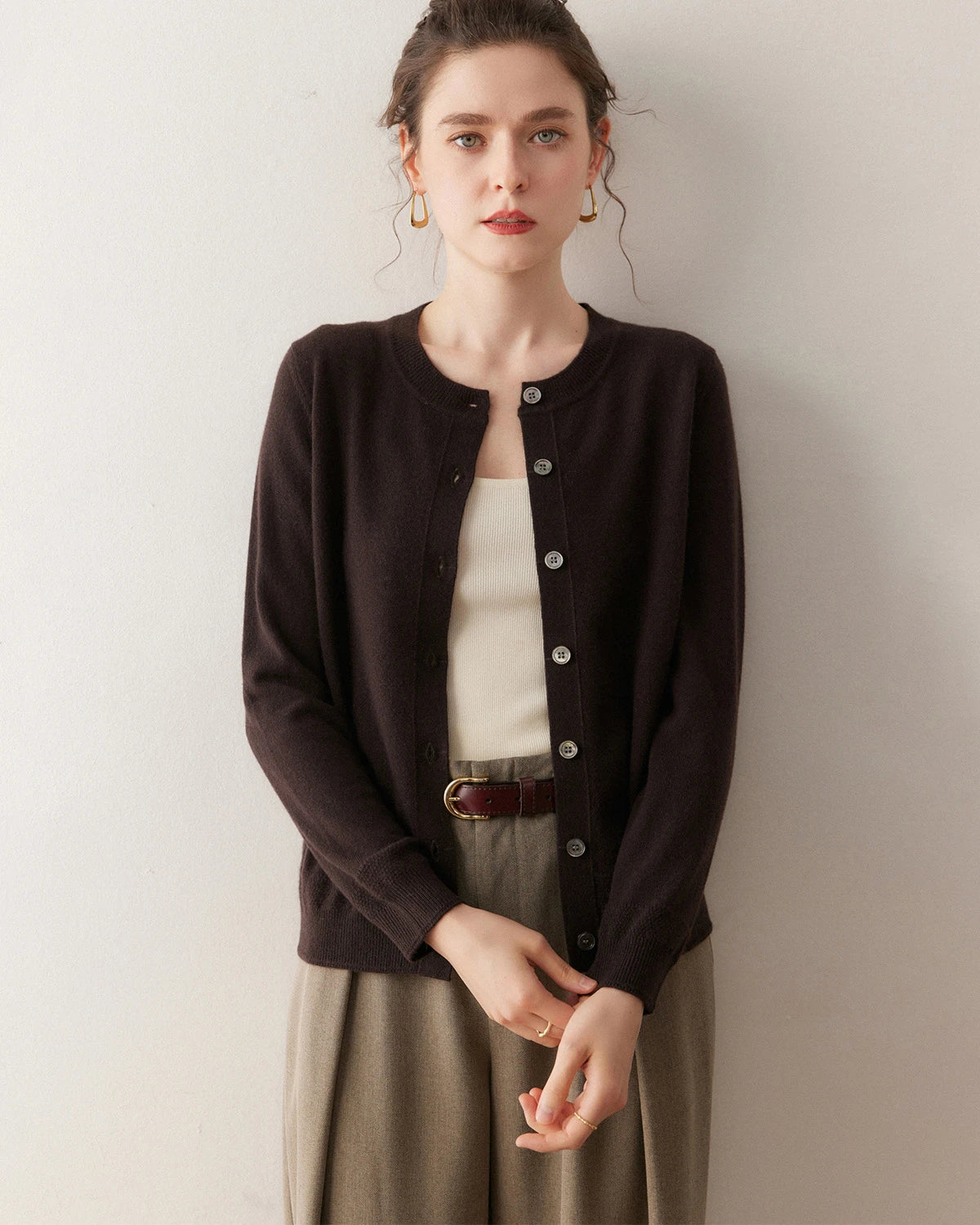 Women’s Lightweight Cashmere Cardigan - DAISYSILK