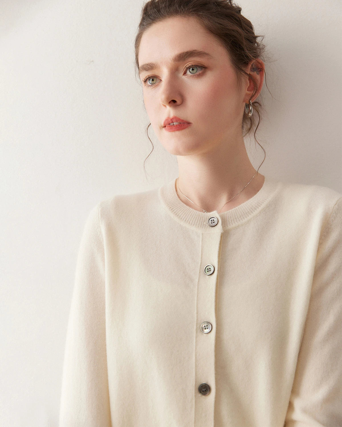 Women’s Lightweight Cashmere Cardigan - DAISYSILK