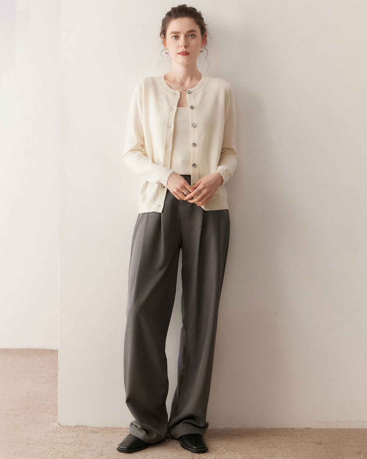 Women’s Lightweight Cashmere Cardigan - DAISYSILK