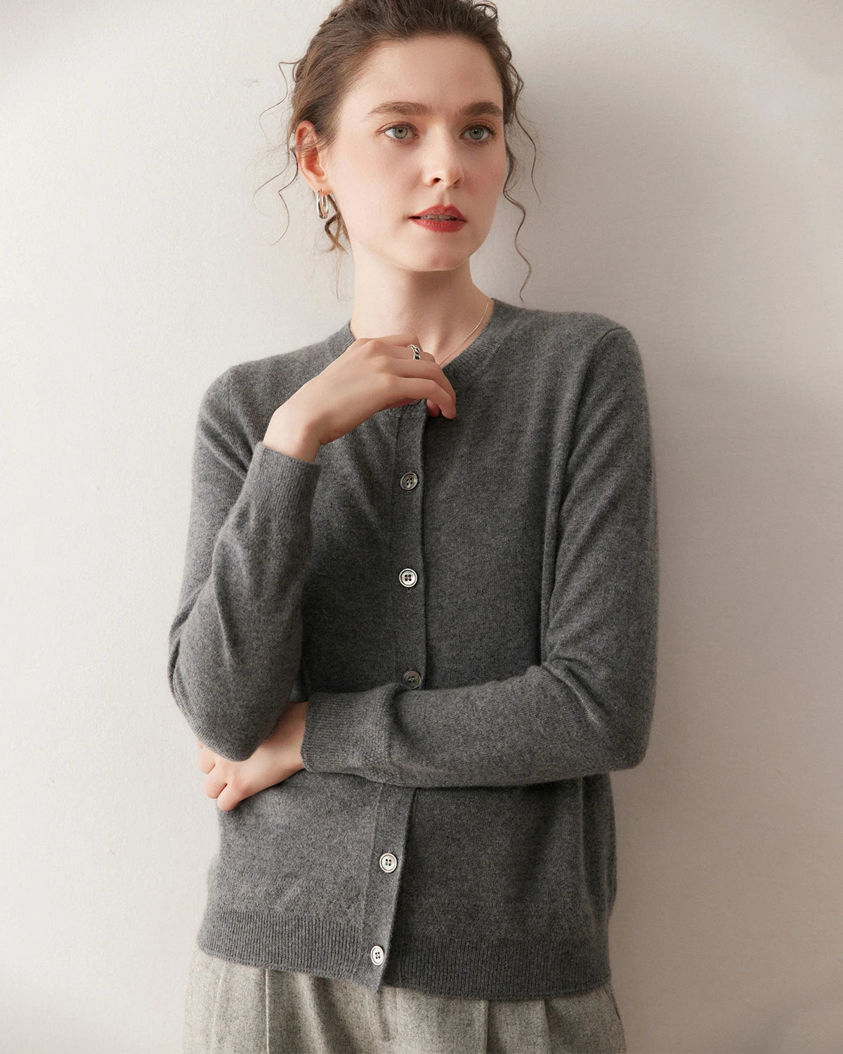 Women’s Lightweight Cashmere Cardigan - DAISYSILK