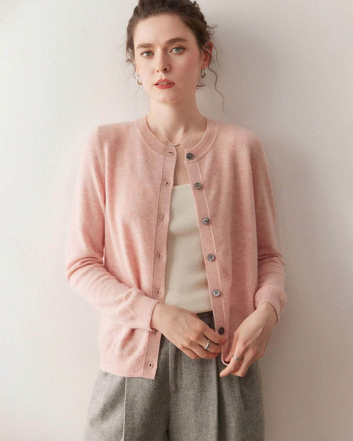 Women’s Lightweight Cashmere Cardigan - DAISYSILK