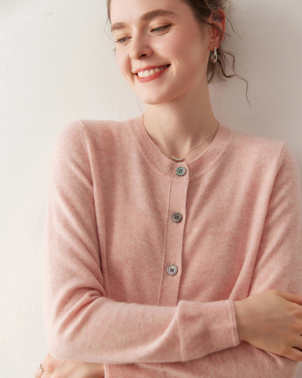 Women’s Lightweight Cashmere Cardigan - DAISYSILK