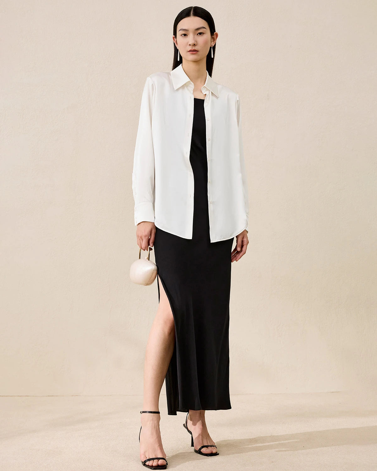 Women's Washable Silk Blouse Basic Style - DAISYSILK