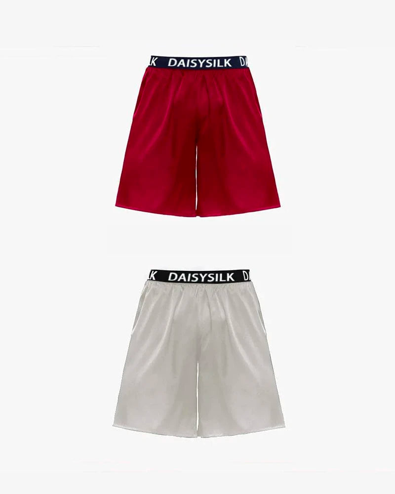 Daisysilk Print Silk Men Shorts Boxers - DAISYSILK