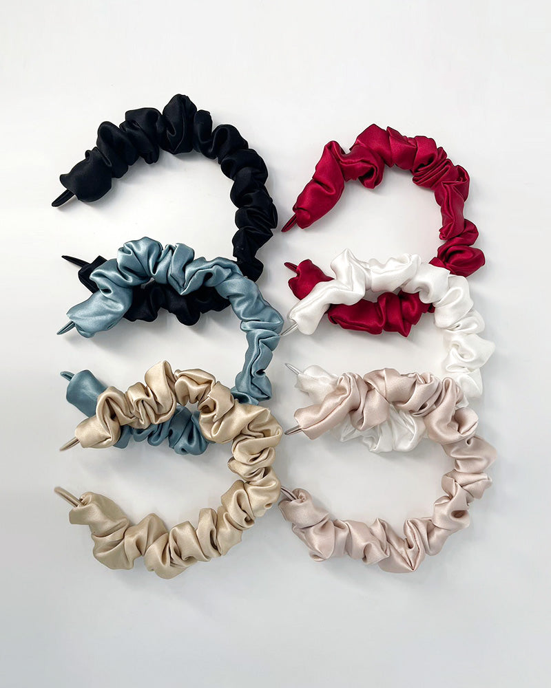 Silk 3.5cm Pleats Hairband - DAISYSILK