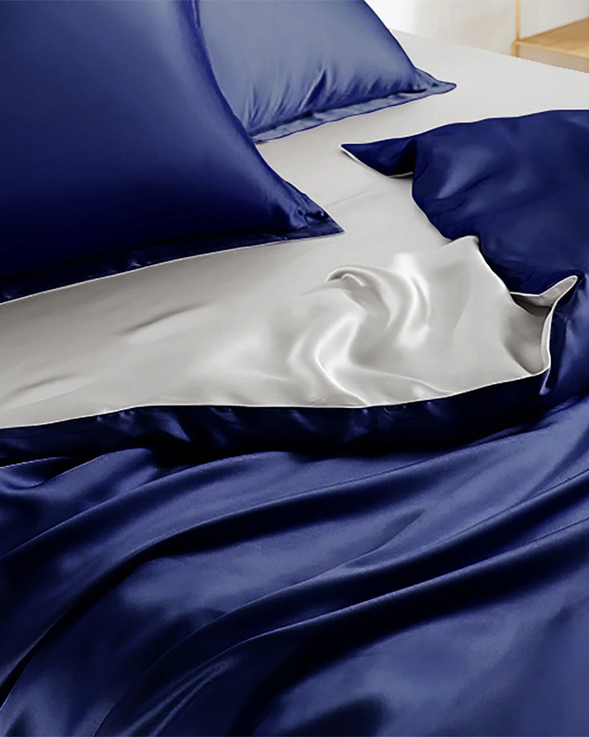 22 Momme Two Color Silk Bed Set 4PCS - DAISYSILK