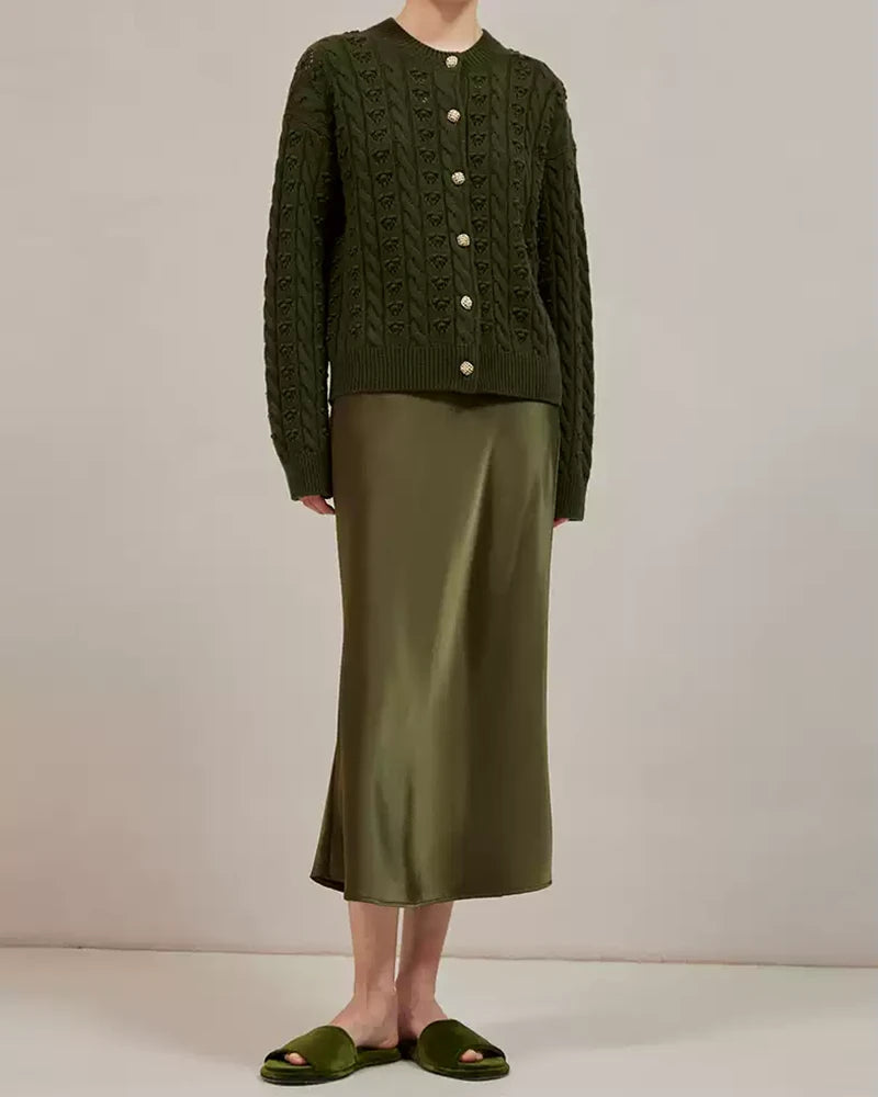 22 Momme Silk Maxi Skirt - DAISYSILK