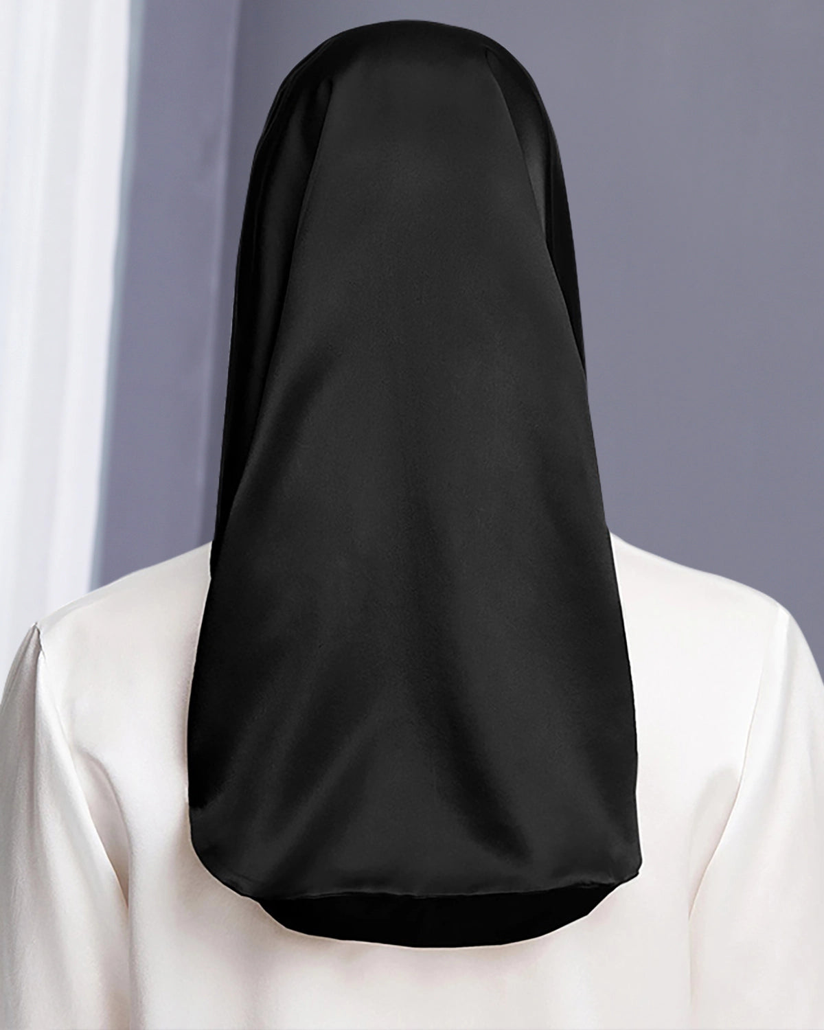 Mulberry Silk Bonnet For Hair, Black