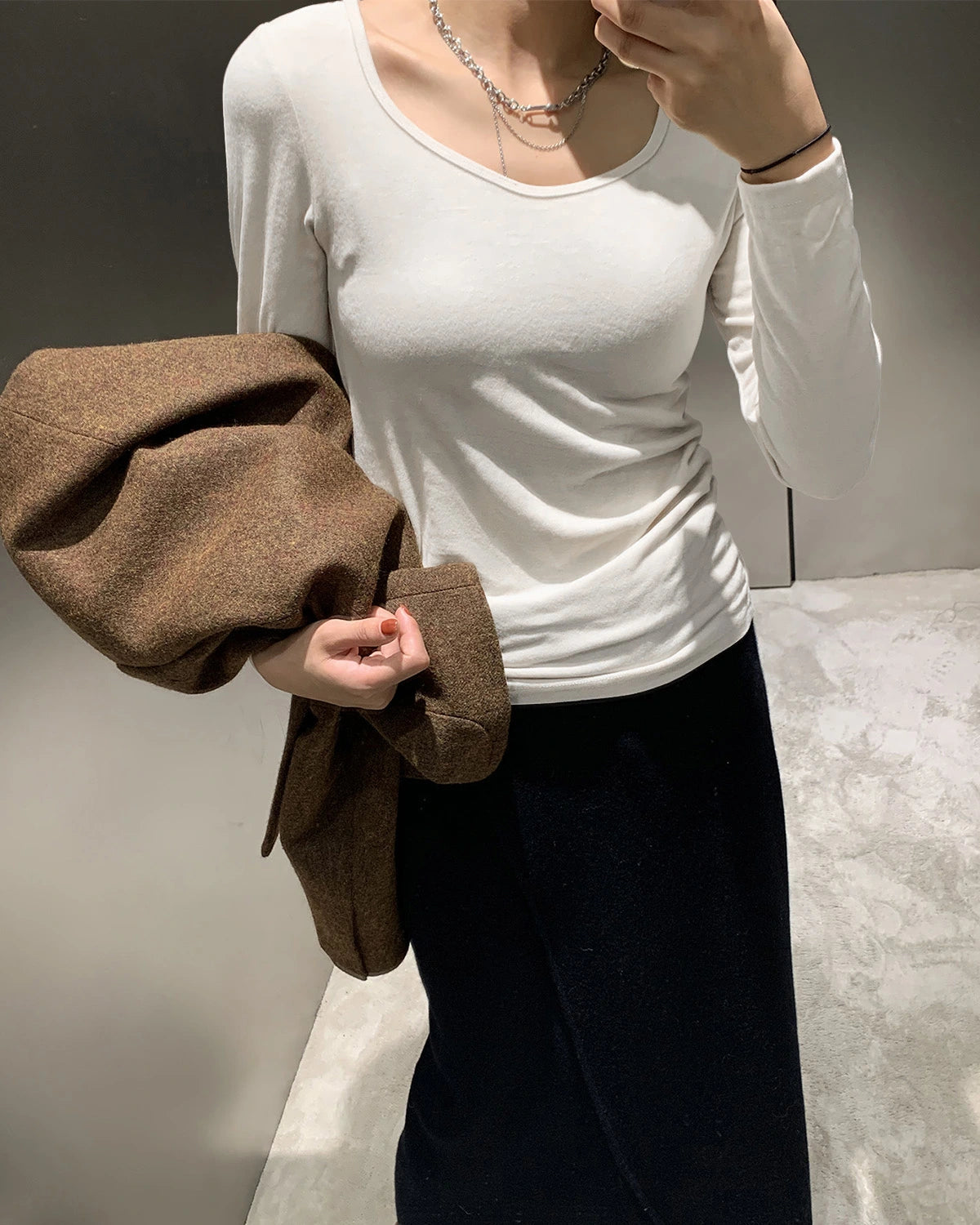 Women's Brushed Thermal Underwear Set - DAISYSILK