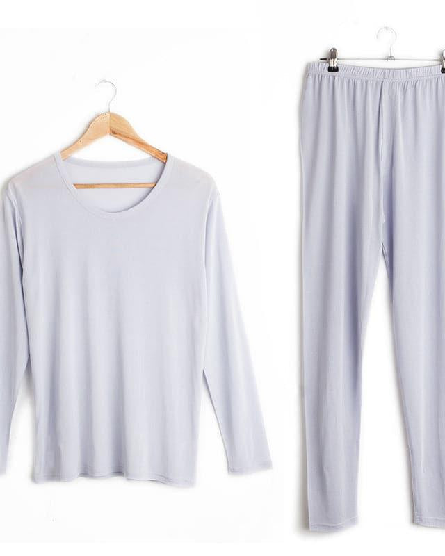 Men's 100% Silk Lightweight Thermal Underwear Set - DAISYSILK