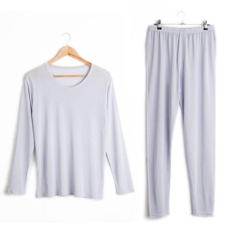 Men's 100% Silk Lightweight Thermal Underwear Set - DAISYSILK