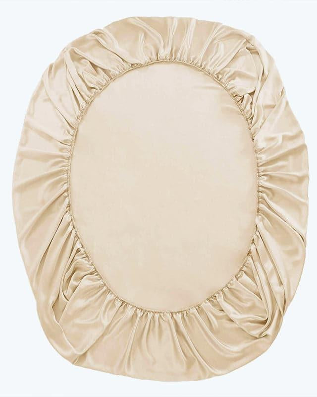 19 Momme Silk Fitted Sheet, Champagne