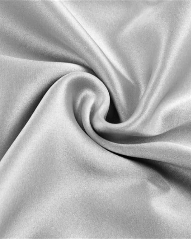 Zippered Single Sided Silk Pillowcase, Grey