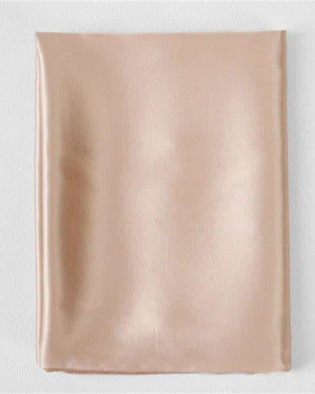 Zippered Single Sided Silk Pillowcase, Pink