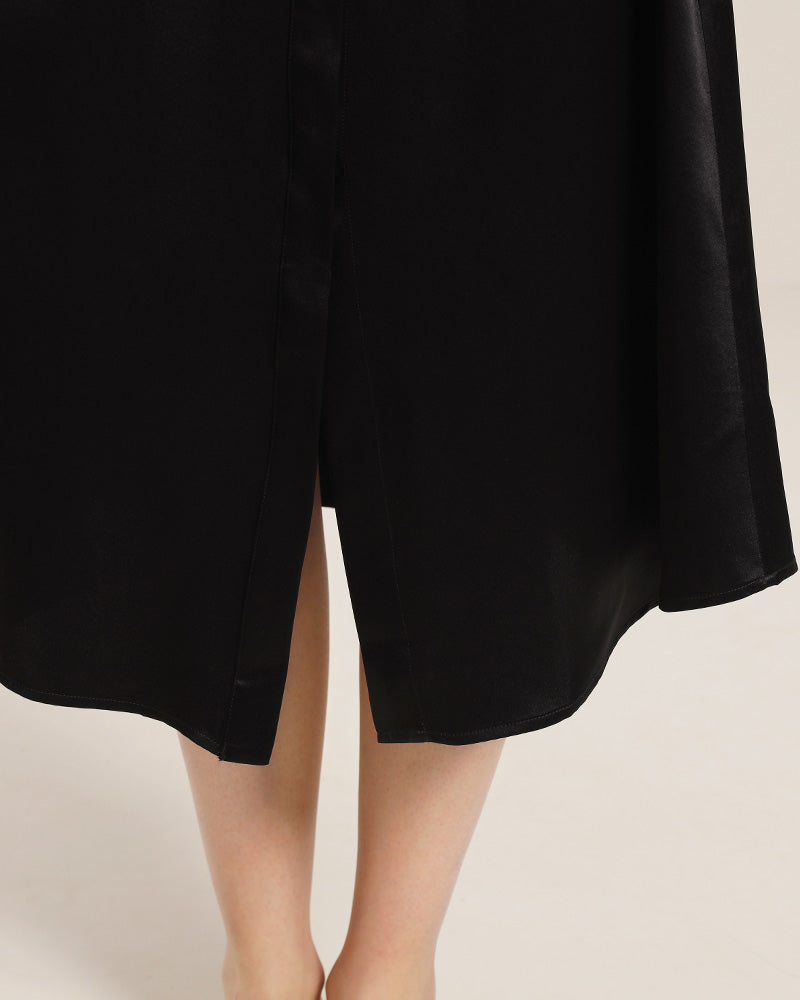 22 Momme Silk Outwear Dress - DAISYSILK