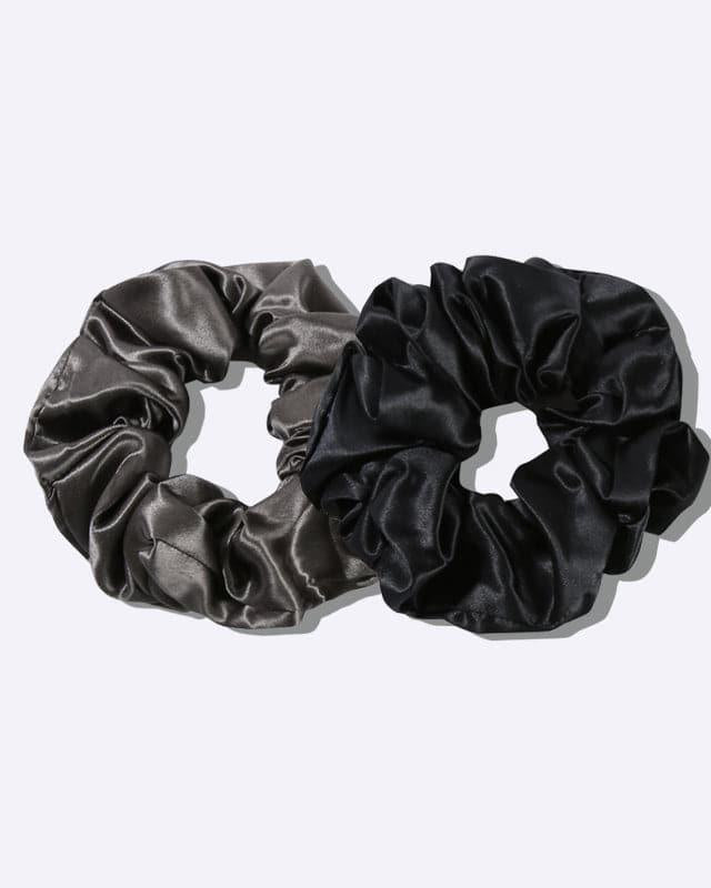 22 Momme Large Silk Hair Scrunchies 2PCS - DAISYSILK
