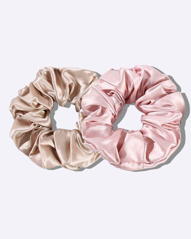22 Momme Large Silk Hair Scrunchies 2PCS - DAISYSILK