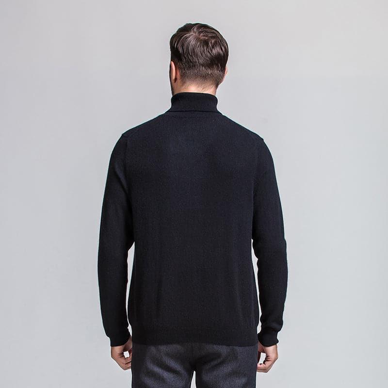 Men's Cashmere Turtleneck Sweater - DAISYSILK
