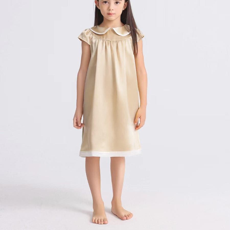Kids Baby Girl Silk Nightgown - DAISYSILK