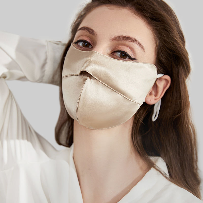 100% Silk Eye Corner Protect Mask Sunscreen - DAISYSILK