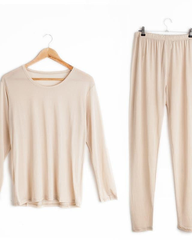 Men's 100% Silk Lightweight Thermal Underwear Set - DAISYSILK