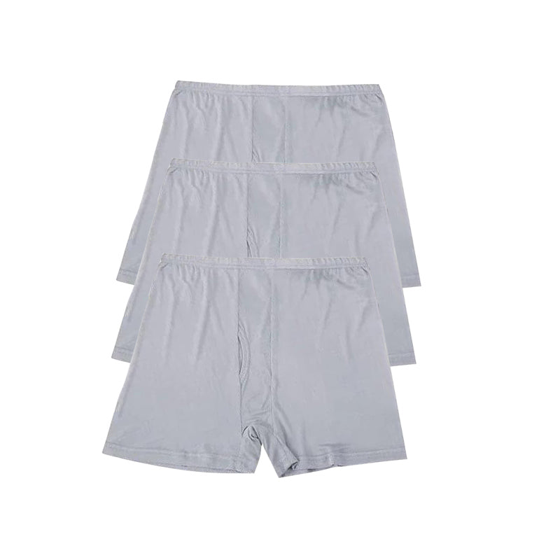 3 Pcs Large Elasticity Knit Soft Silk Boxer Shorts - DAISYSILK