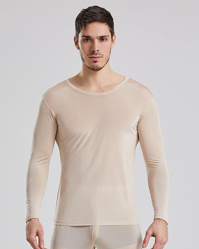 Men's 100% Silk Lightweight Thermal Underwear Set - DAISYSILK