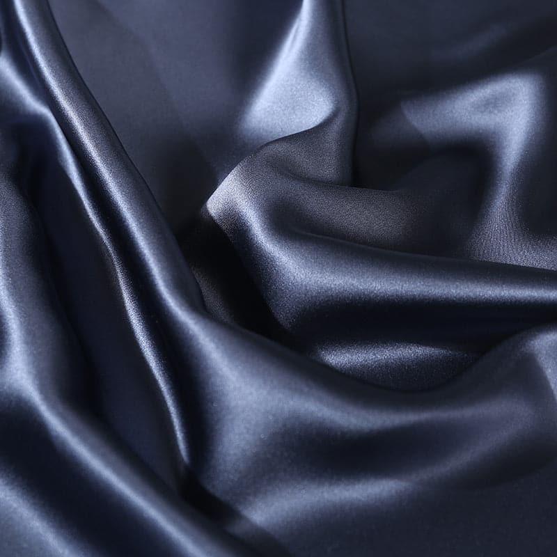 4PCS 19 Momme Silk Pillowcase with Hidden Zipper, Navy