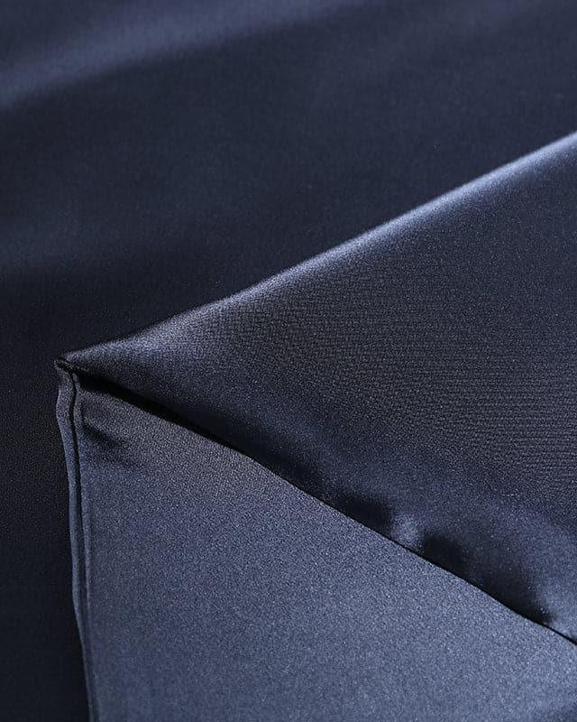 4PCS 19 Momme Silk Pillowcase with Hidden Zipper, Navy
