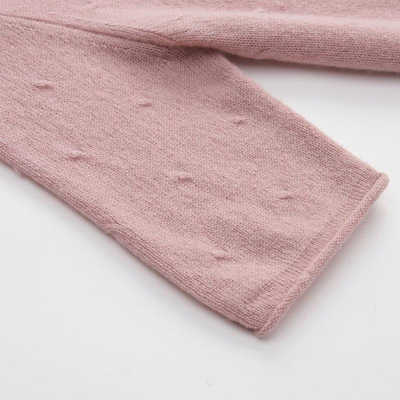 Short Sleeve Turtleneck Cashmere Sweater - DAISYSILK