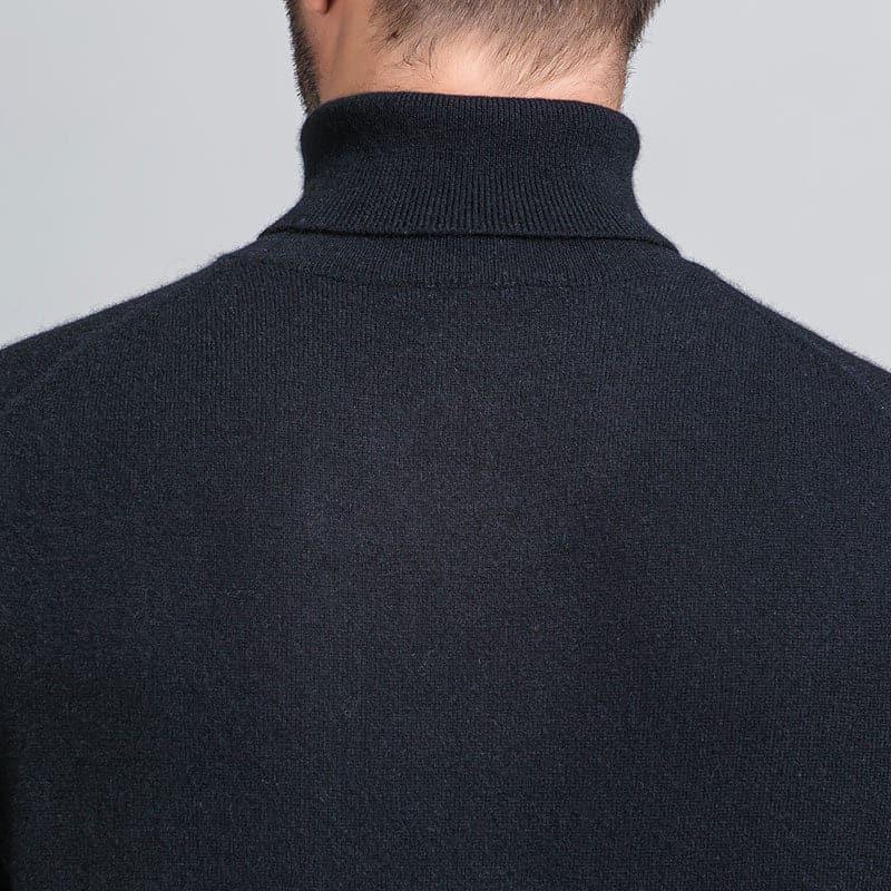 Men's Cashmere Turtleneck Sweater - DAISYSILK
