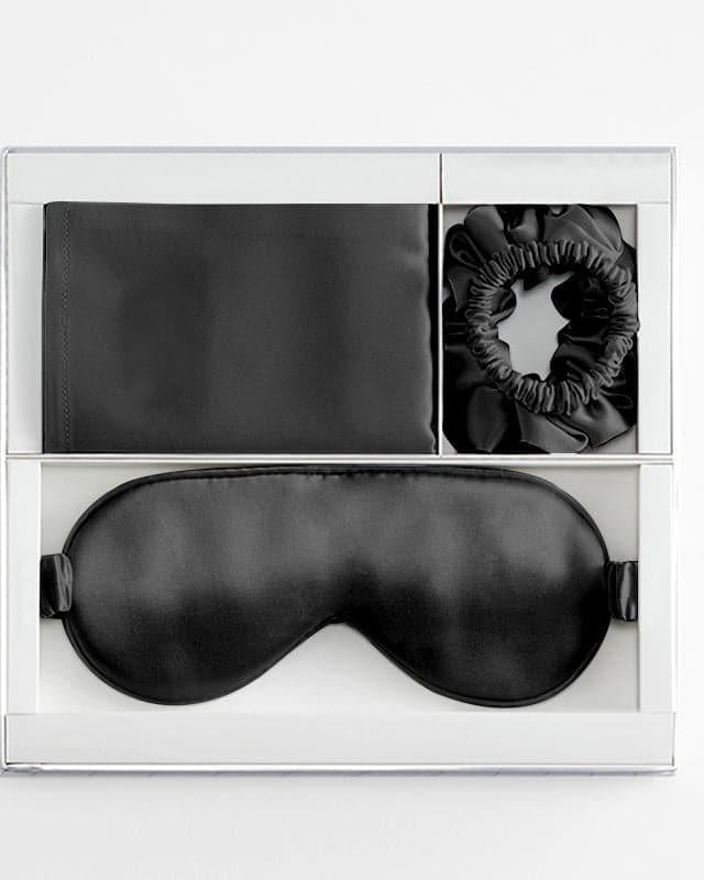 Silk Travel Suit 3 PCS Scrunchy Pillowcase And Eyemask - DAISYSILK