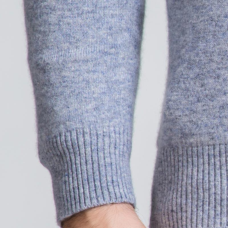 Men's V Neck Cashmere Sweater - DAISYSILK