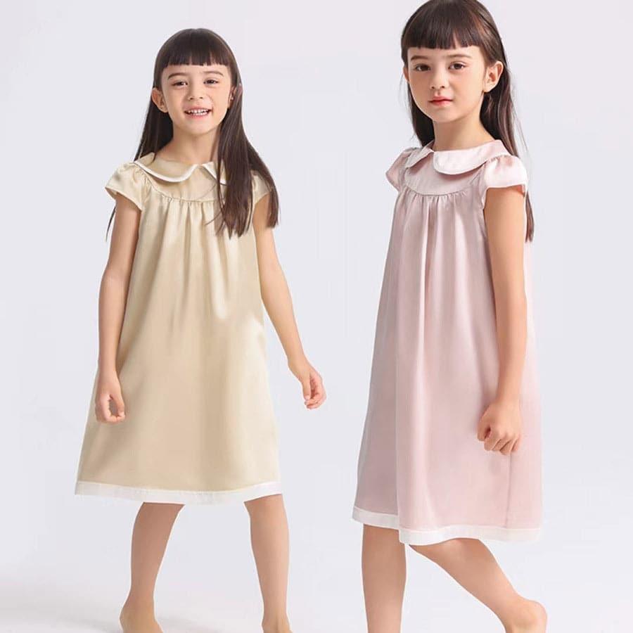Kids Baby Girl Silk Nightgown - DAISYSILK