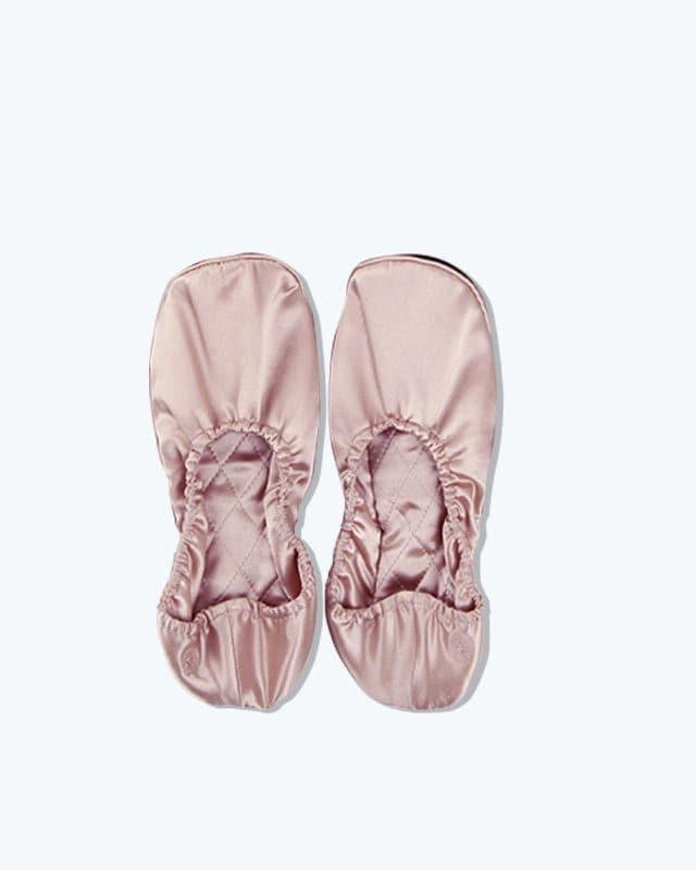Soft Ballet Silk Slippers, Pink